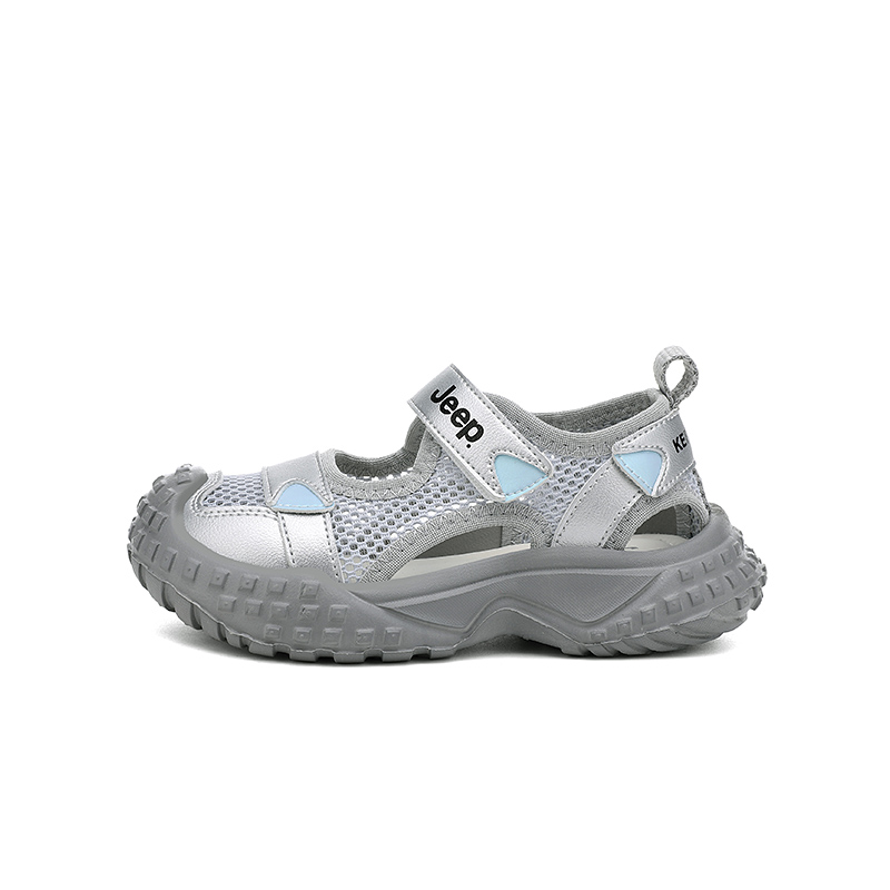 

Детские сандалии для детей Jeep, star diamond серебро/ice lake синий