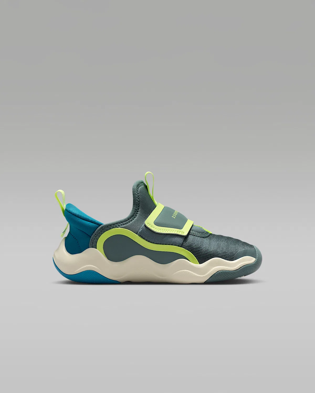 Детские кроссовки Jordan 23/7.2 EasyOn, Hasta/Green Abyss/Sea Glass/Light Lemon Twist — фото 3