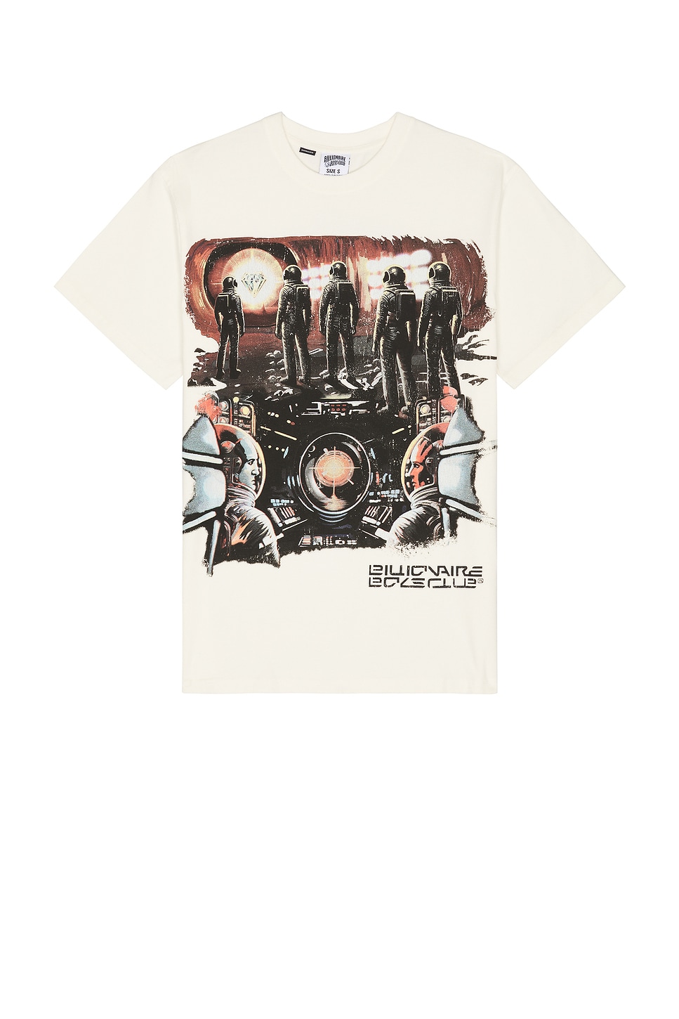 

Футболка свободного кроя Odyssey Billionaire Boys Club, gardenia