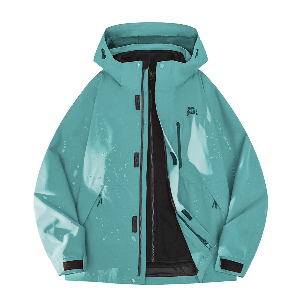 

Водонепроницаемая и ветрозащитная утепленная ветровка Unisex LONSDALE, Зеленый горный зеленый (с утеплителем)
