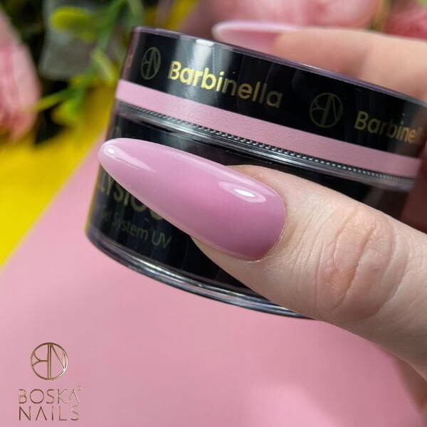 Boska Nails, Jellysious Barbinella, Светло-розовый гель для наращивания ногтей jelly Builder Gel System UV, 30мл — фото 3