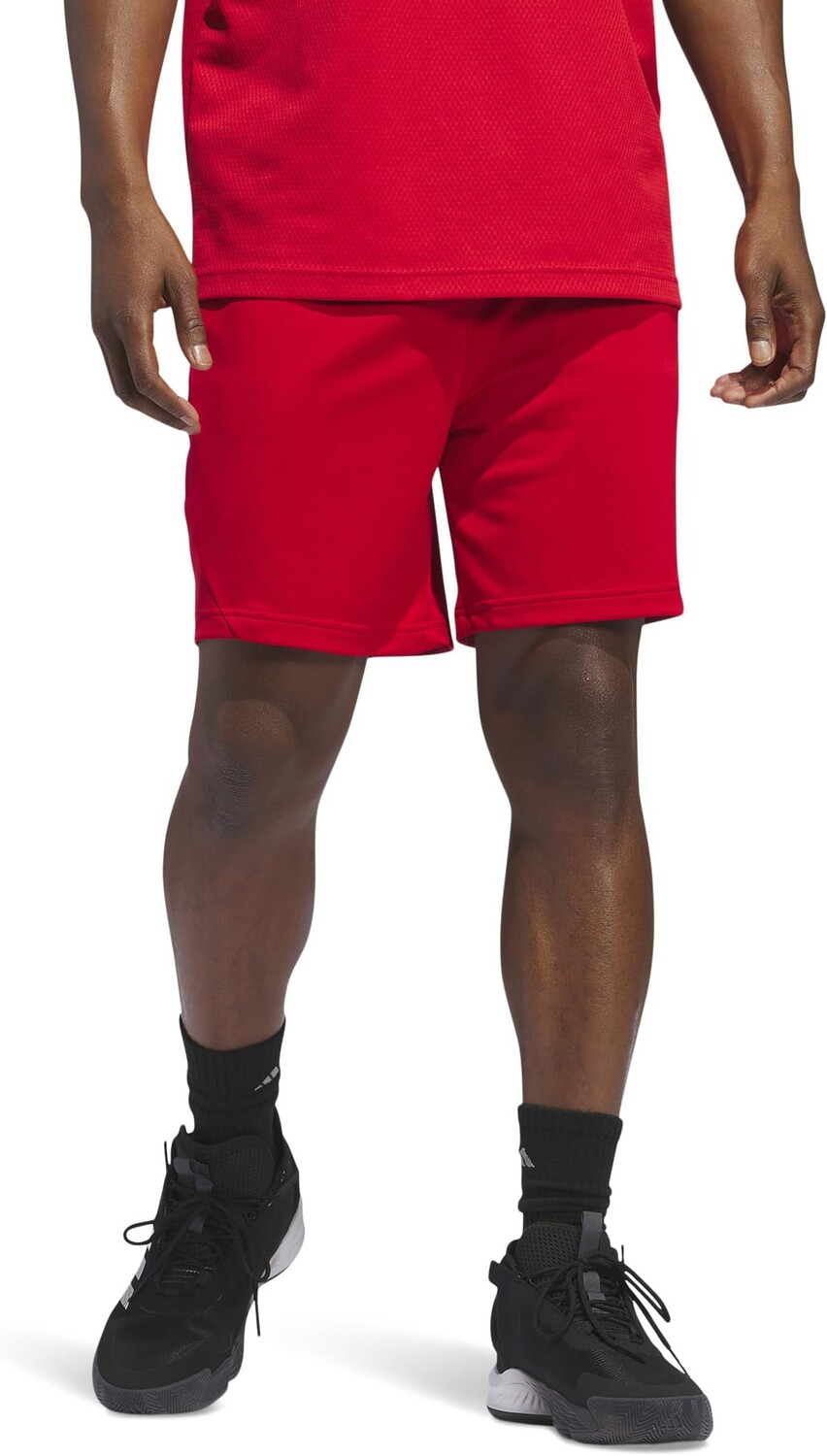 

Шорты adidas Legends 3-Stripes Basketball 11" Shorts, цвет Better Scarlet/Aurora Black