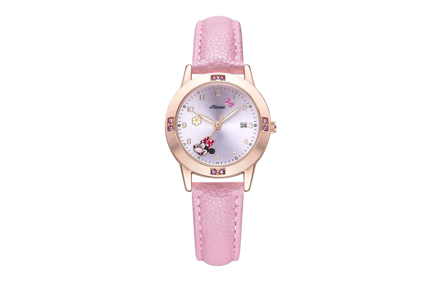 

Disney Часы Song Song Series Quartz Movement Leather Watch Bands Watch Women's Watch Silver Dial