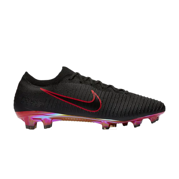 

Кроссовки Nike Mercurial Vapor Flyknit Ultra FG 'Black Red', черный