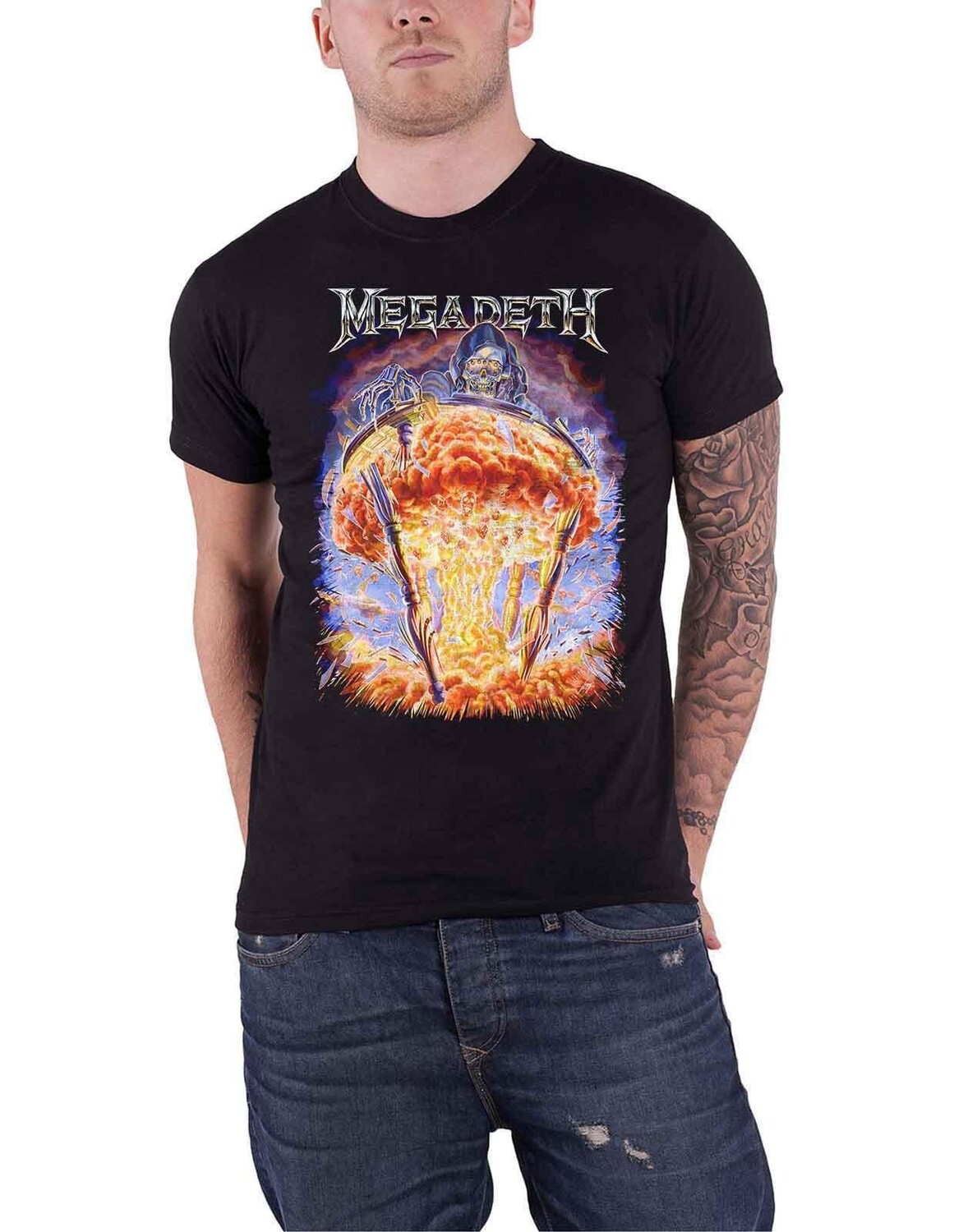 

Футболка «Обратный отсчет до вымирания» Megadeth, черный