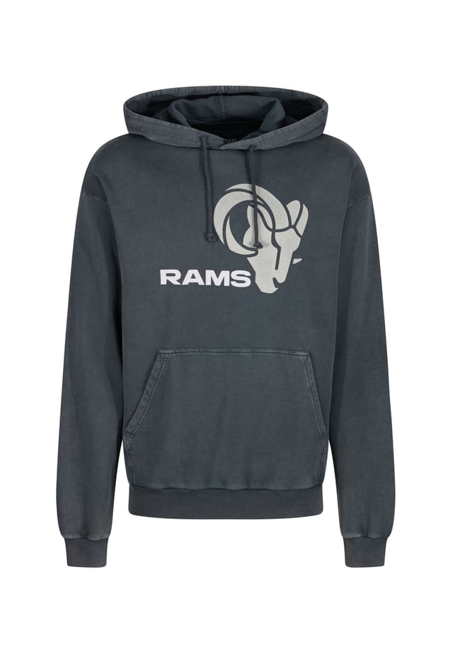 

Толстовка с капюшоном NFL Rams монохромная для всех фанатов Los Angeles Rams Re:Covered, черный
