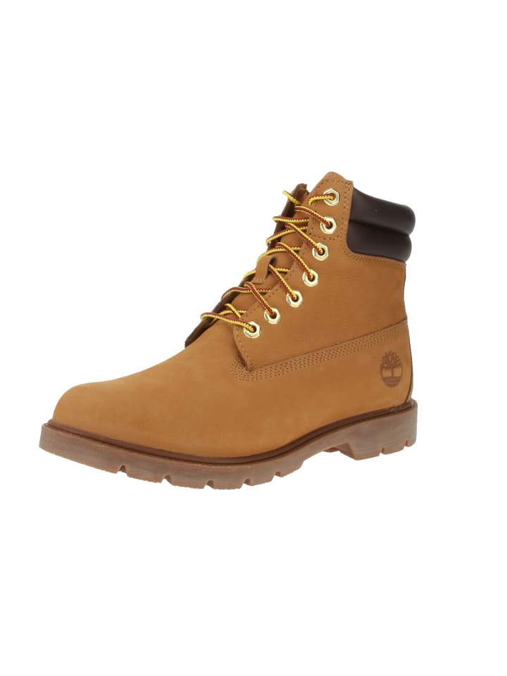 

Мужские ботинки Timberland кожаные с золотыми люверсами, светло-коричневый