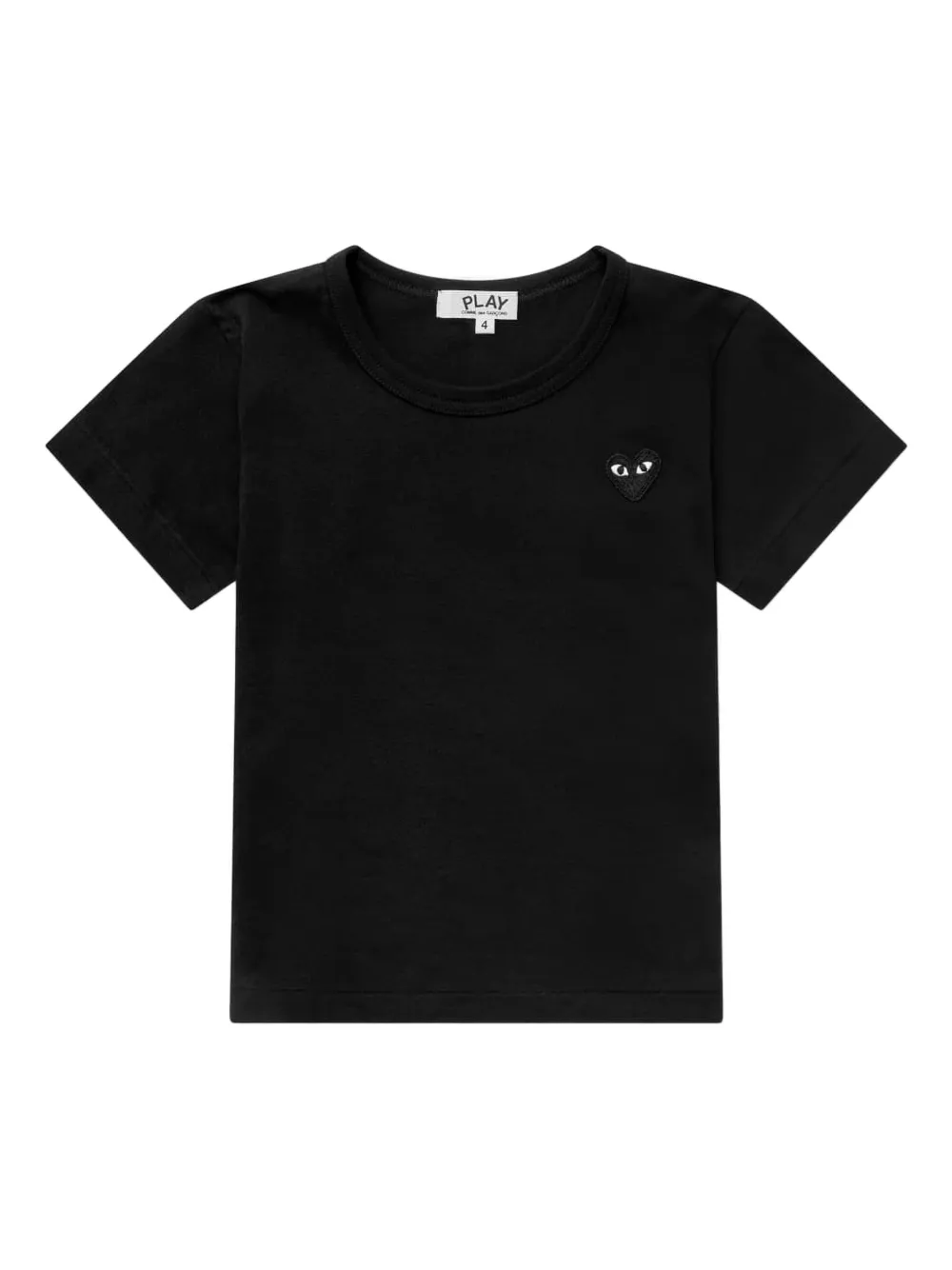 

Футболка с нашивкой Comme Des Garçons Play Kids, черный