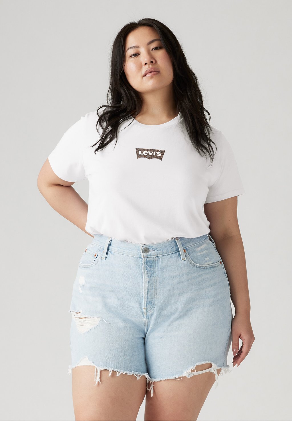 

Базовая футболка PERFECT TEE Levi's Plus, белый