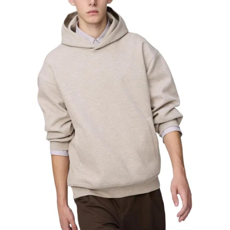 Свитшот унисекс бежевый с капюшоном UNIQLO, Beige — фото 3
