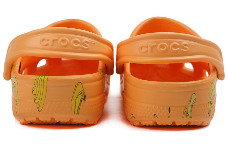 Сандалии (WMNS) Crocs Classic clog Sports sandals 'Orange', оранжевый — фото 4