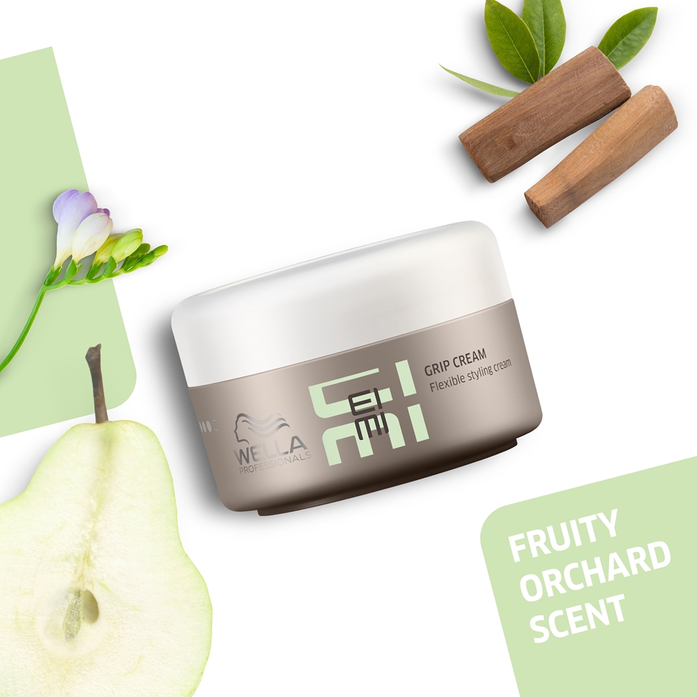 Крем для укладки волос Eimi Grip Cream, гибкая фиксация Wella Professionals, 75 мл — фото 3