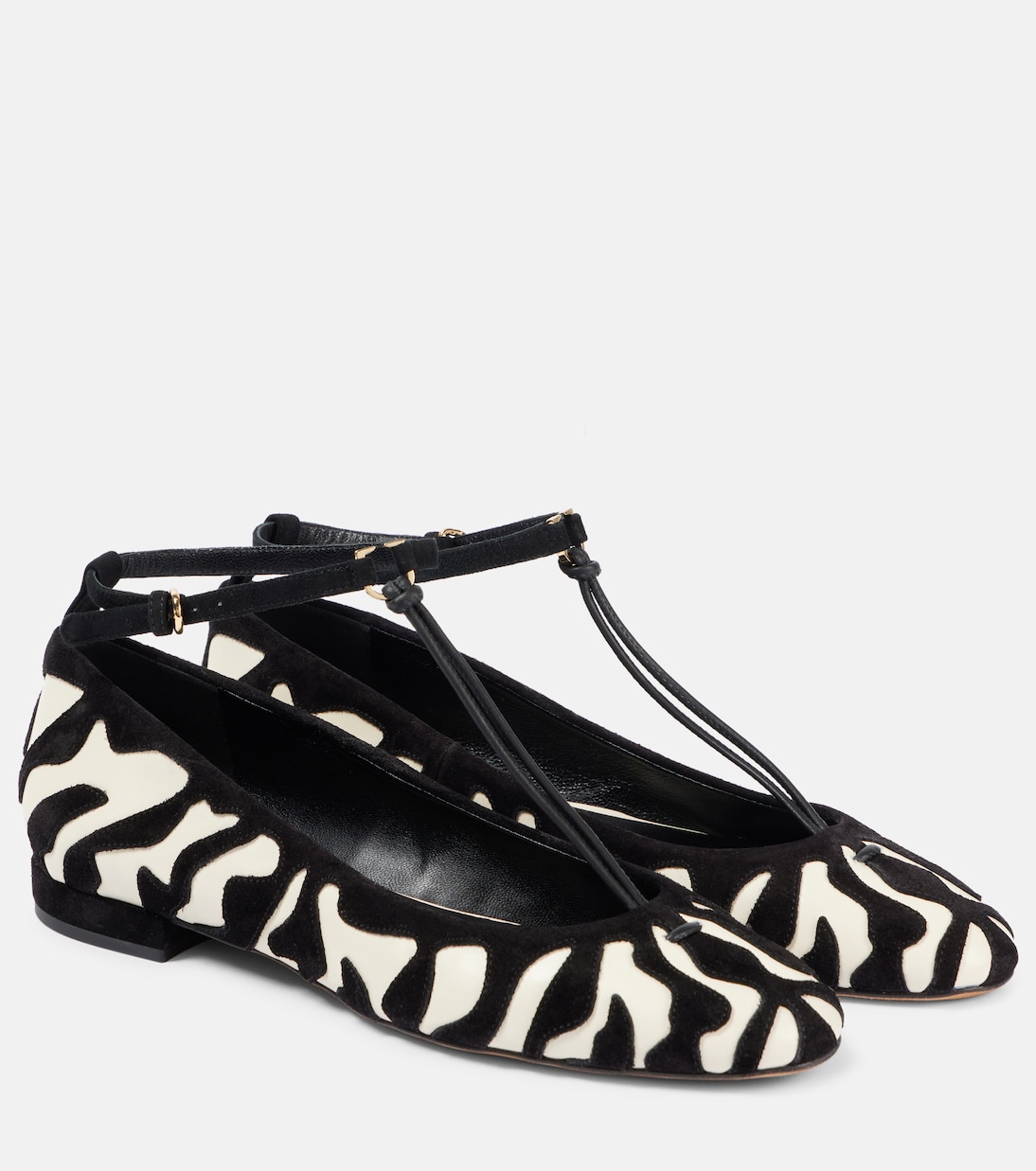 Кожаные балетки Polline Ulla Johnson, Opale +Nero