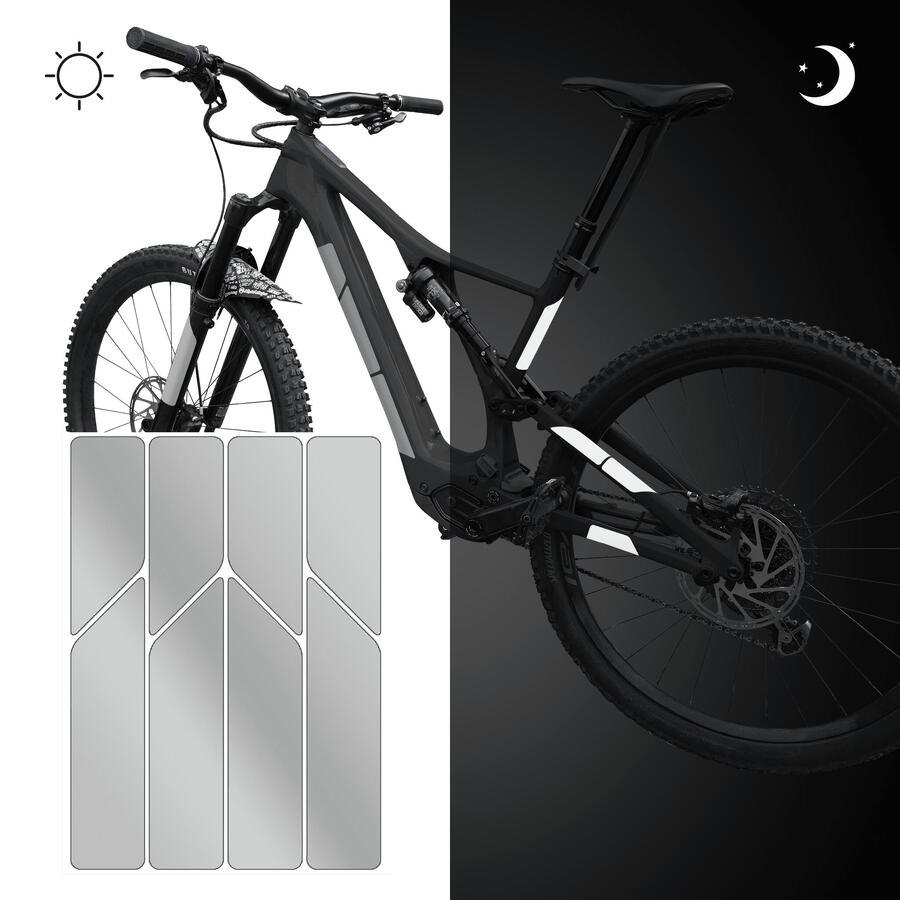 

RIESEL DESIGN светоотражающие наклейки, велосипедный шлем, светоотражающая пленка для горного велосипеда для безопасности