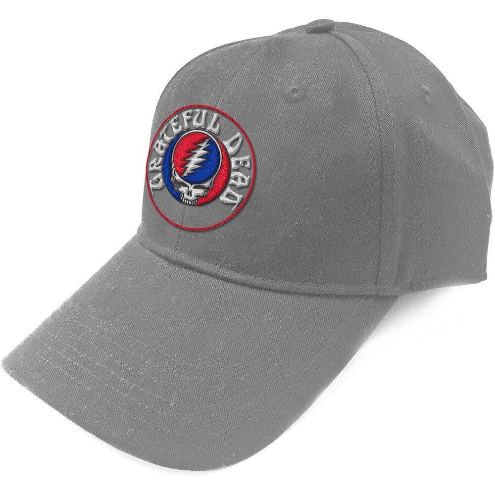 

Бейсбольная кепка Snapback с логотипом Steal Your Face Band Grateful Dead, серый