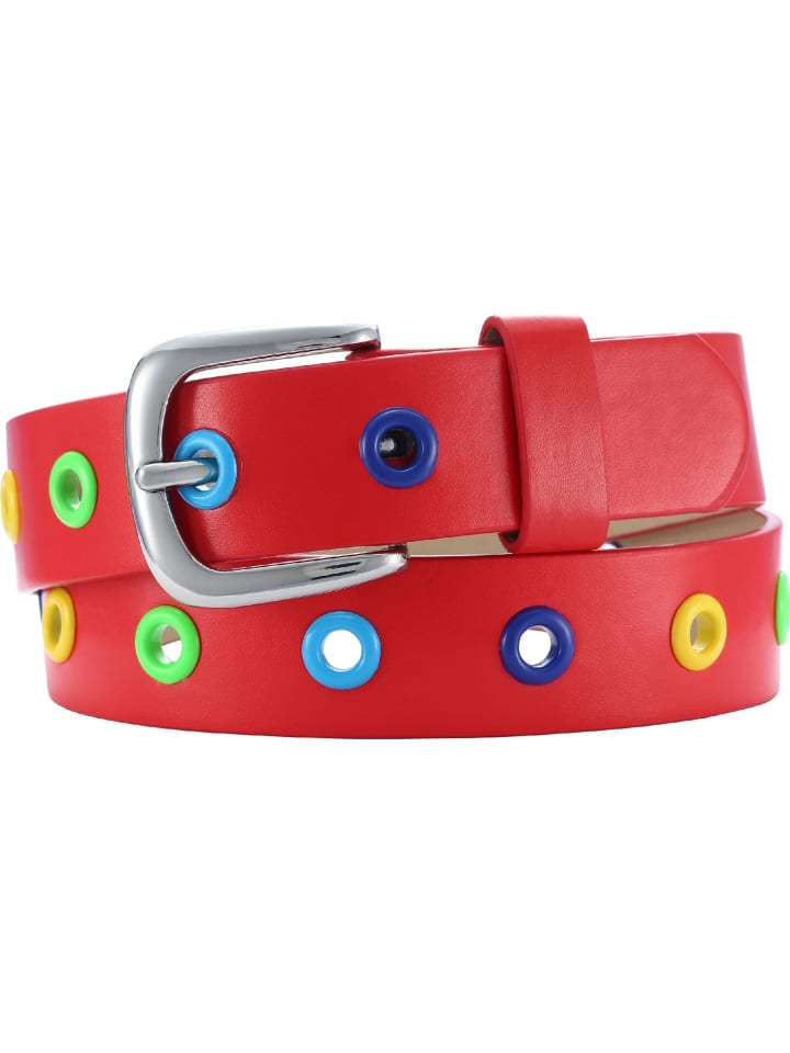

Ремень PU-Gürtel mit Nieten Playshoes, красный