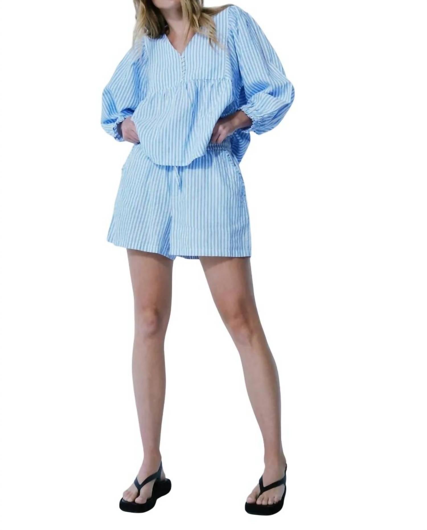 

Шорты женские MELISSA NEPTON, цвет light blue stripe