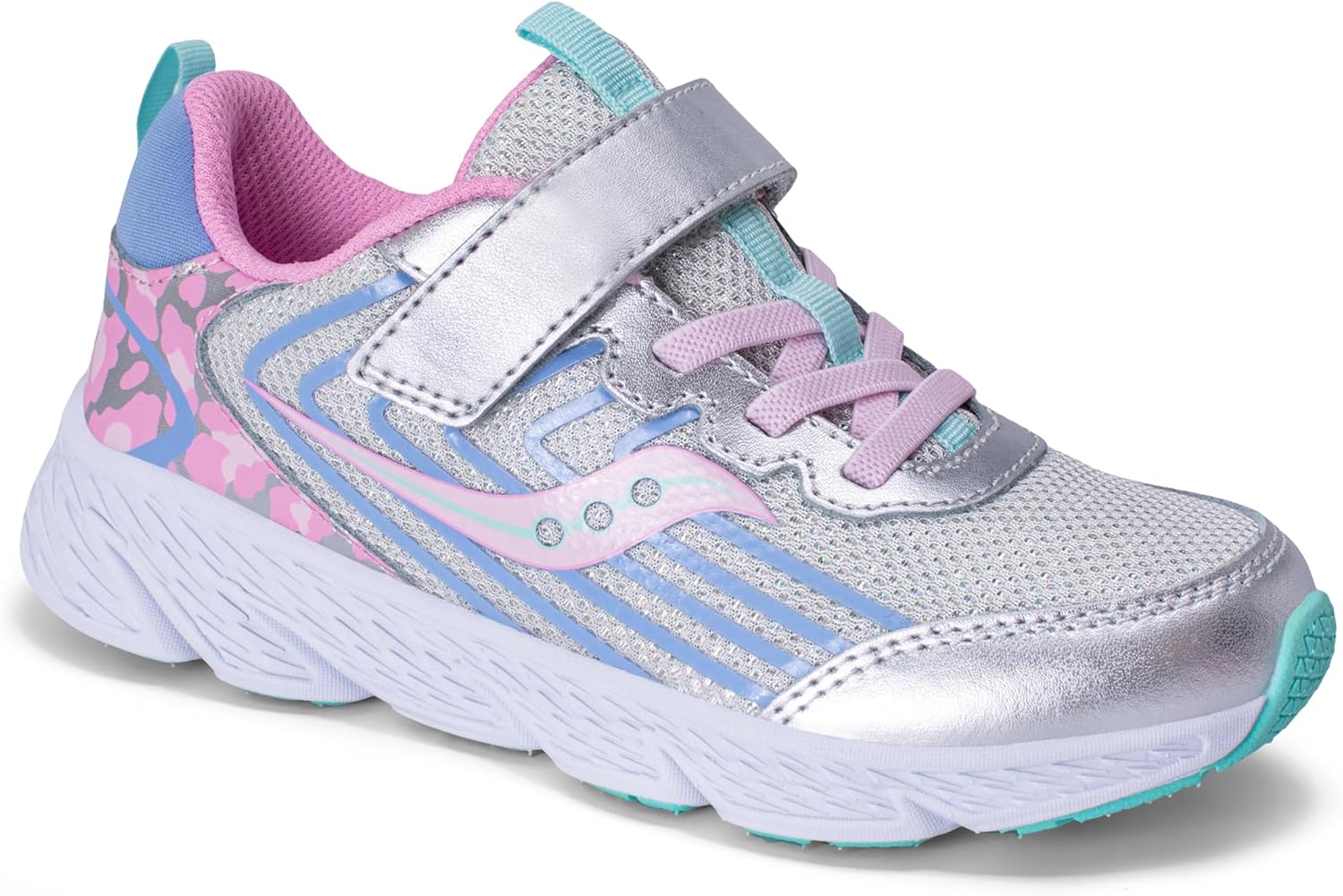 

Кроссовки Saucony Wind 3.0 с альтернативной застежкой, подходящие как для мужчин, так и для детей, серебро