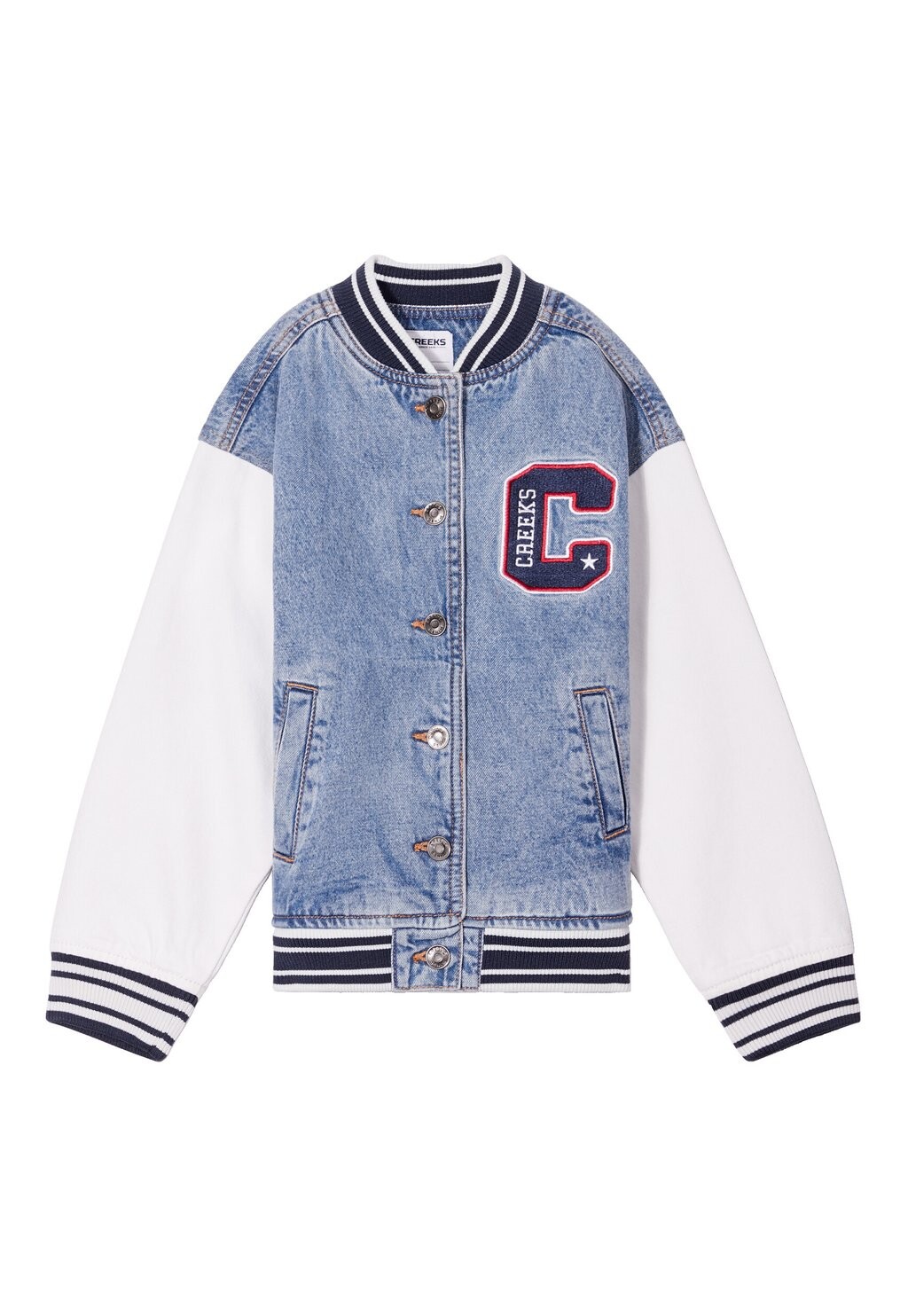 

Джинсовая куртка AMERICAN INSPIRATION; FASHION; COOL; EASY Creeks, цвет double stone denim