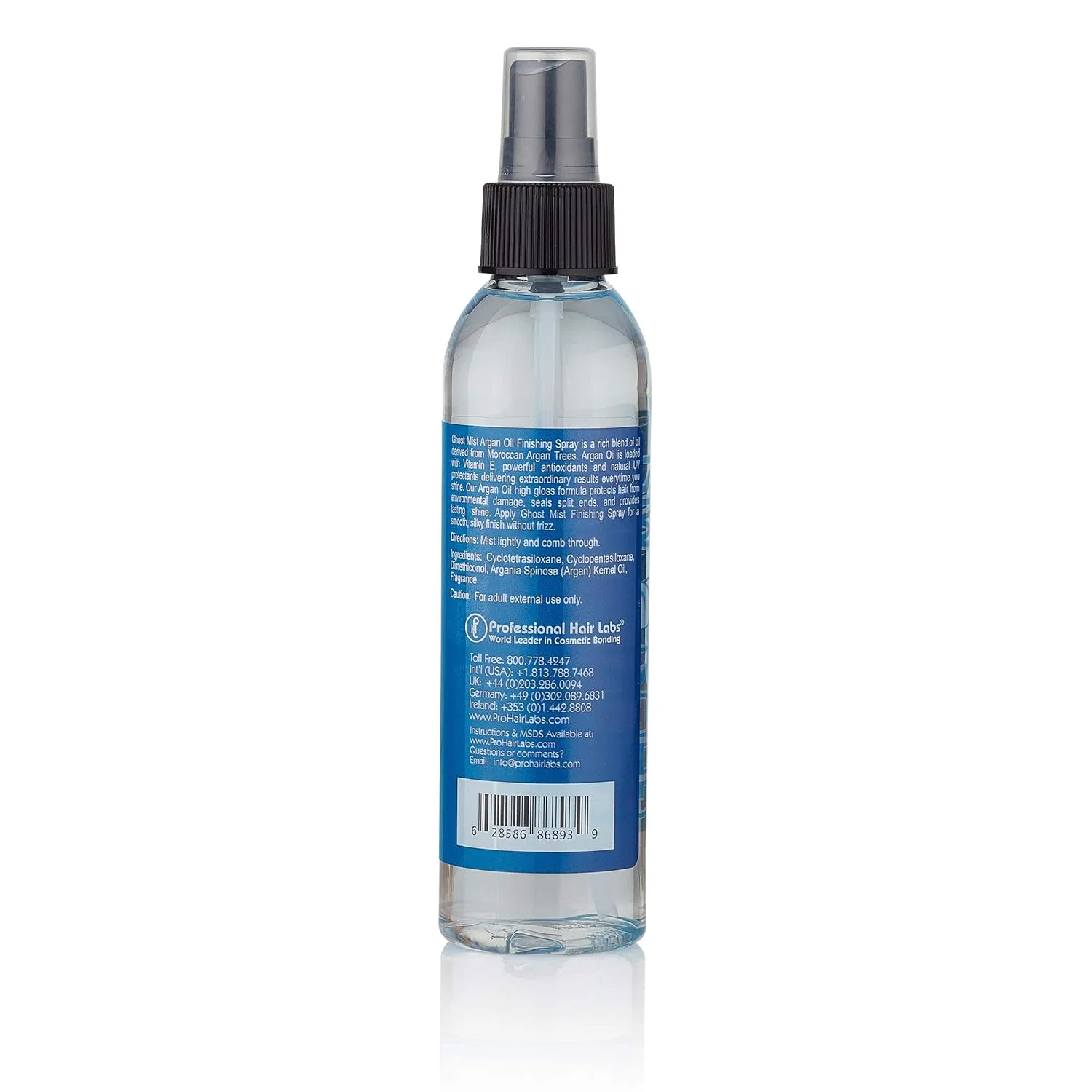 Фиксирующий лак для волос Ghost Mist с аргановым маслом, 170 мл Professional Hair Labs — фото 2
