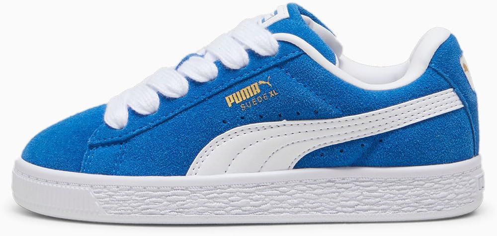 

Кроссовки Puma Unisex-Child Suede XL (Little Kid), белый