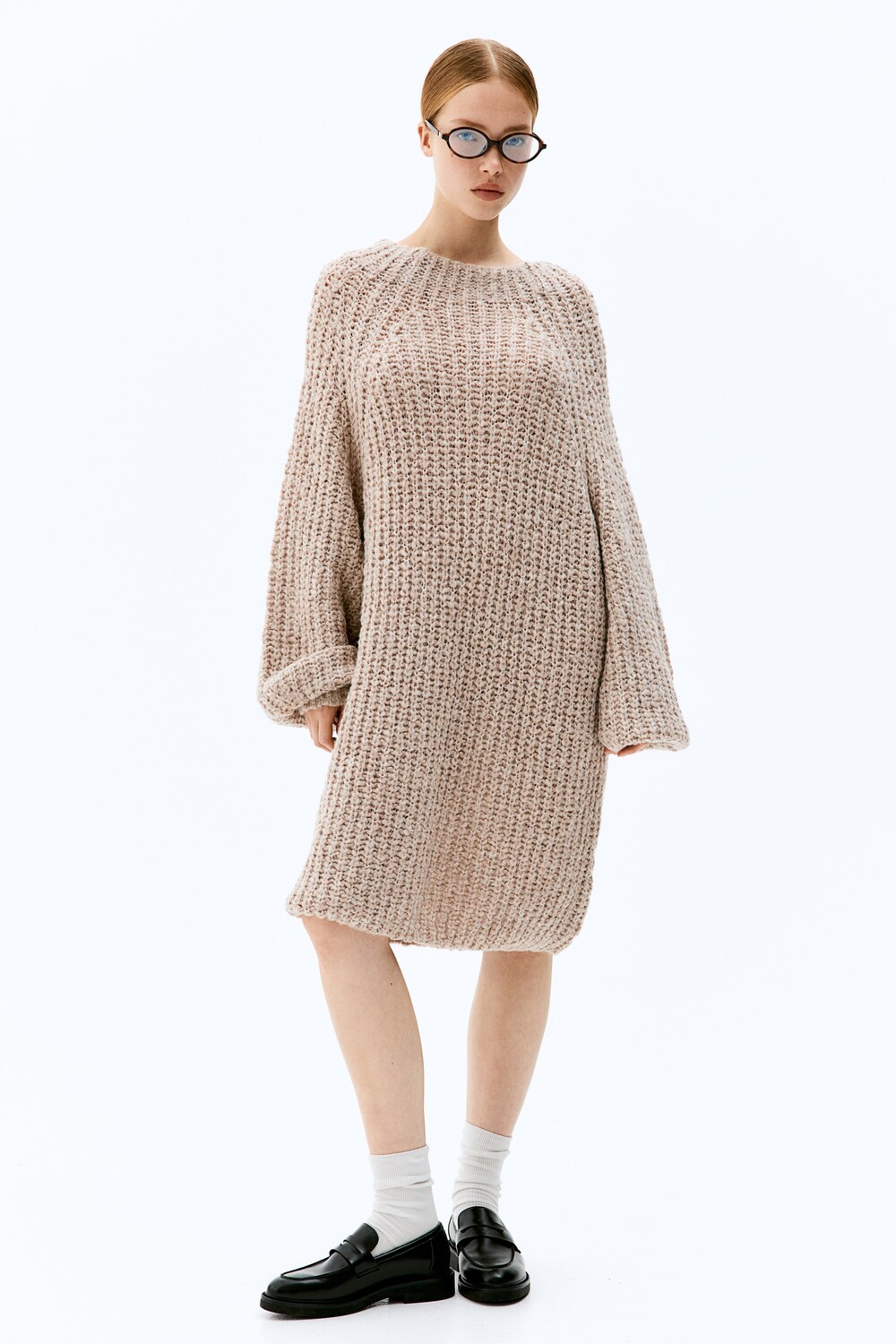 

Платье в рубчик H&M, серый
