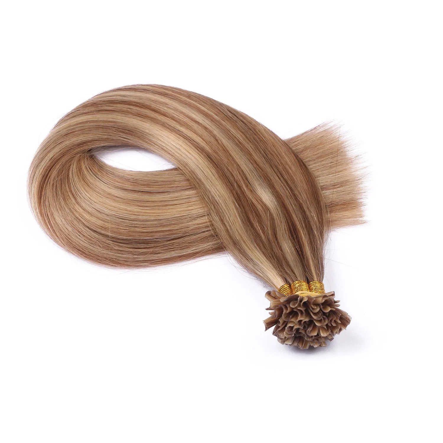 Наращивание волос кератиновыми прядями «#18/24» 40 см, 50 прядей от novon Hair Extensions Novon