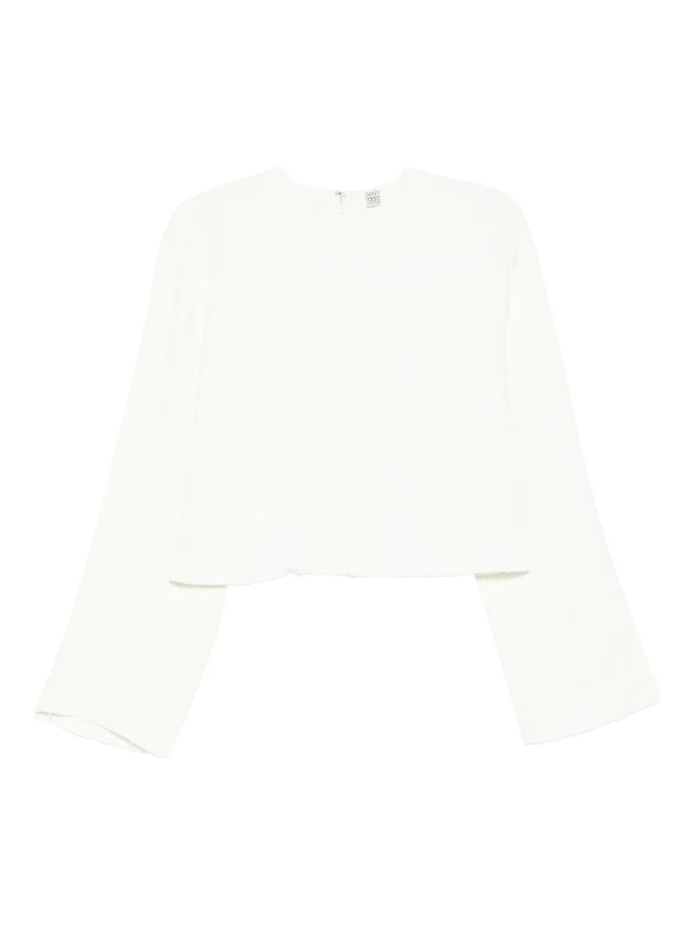 

Блузка с необработанными краями Toteme, белый