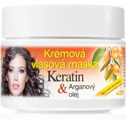 

Bione Cosmetics Восстанавливающая маска для волос Кератин + Аргана 260 мл
