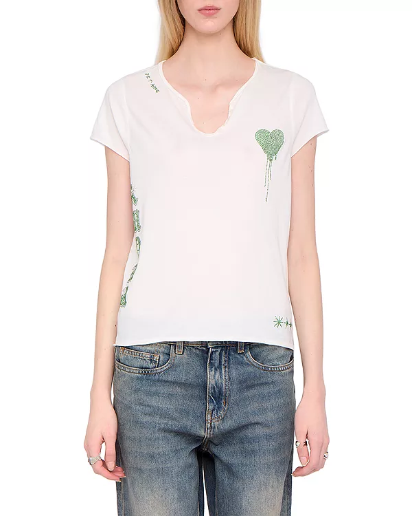 

Футболка Хенли Zadig & Voltaire, белый