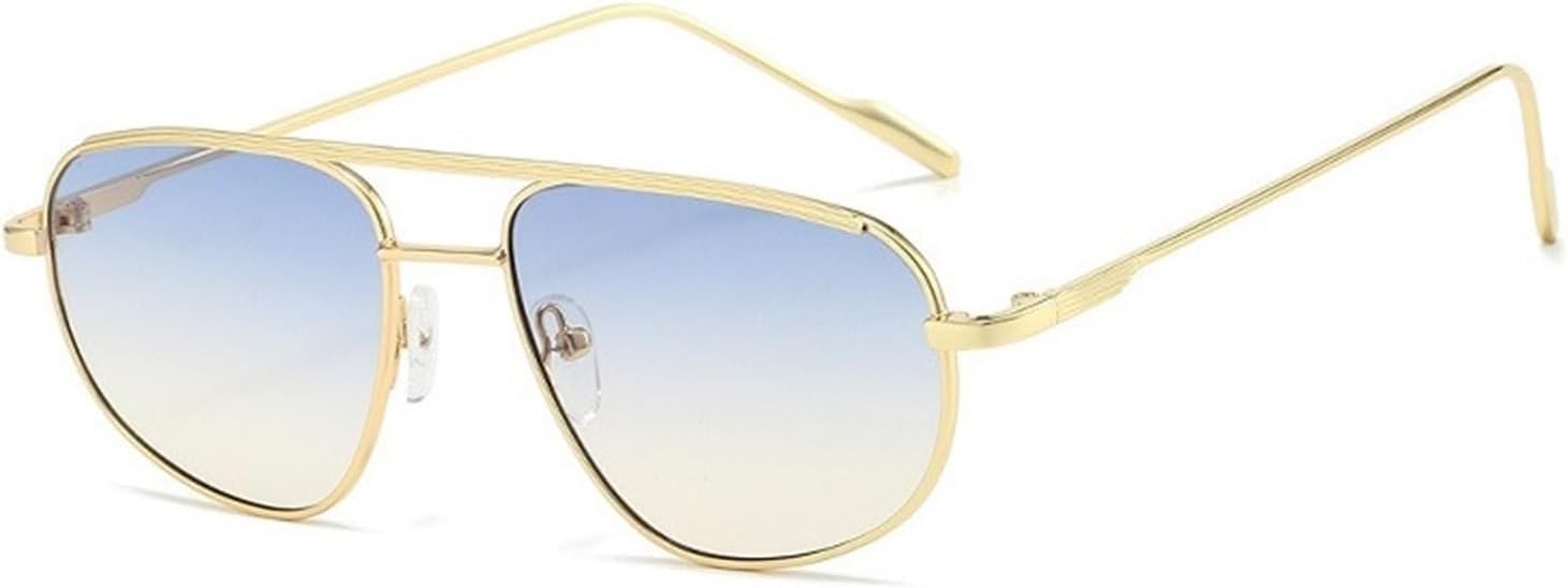 

Мужские солнцезащитные очки в металлической оправе для поездок на работу и отдыха на природе, для спорта и вечеринок, женские солнцезащитные очки для вечеринок Generic, Blue