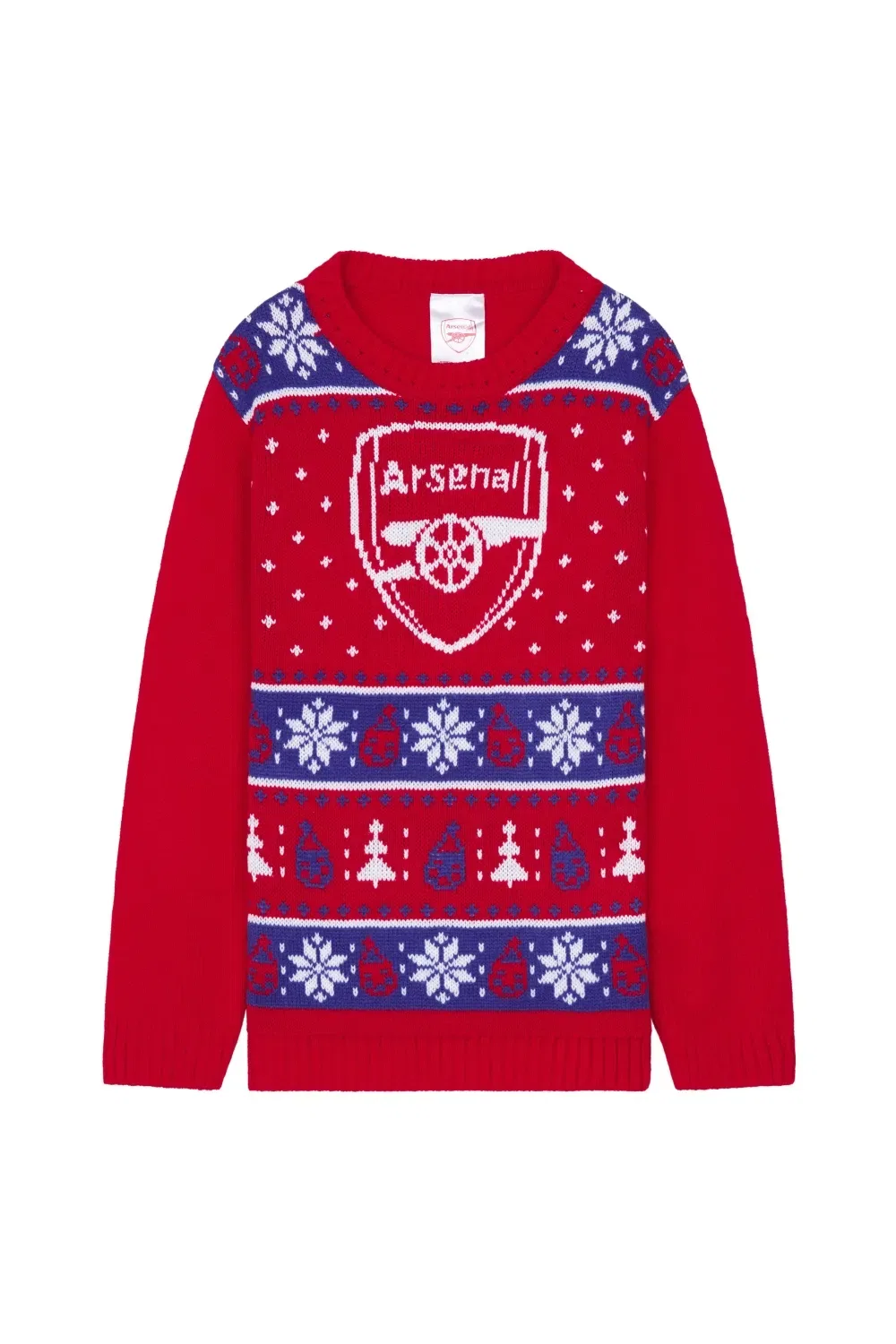 Детский рождественский джемпер Arsenal FC, красный