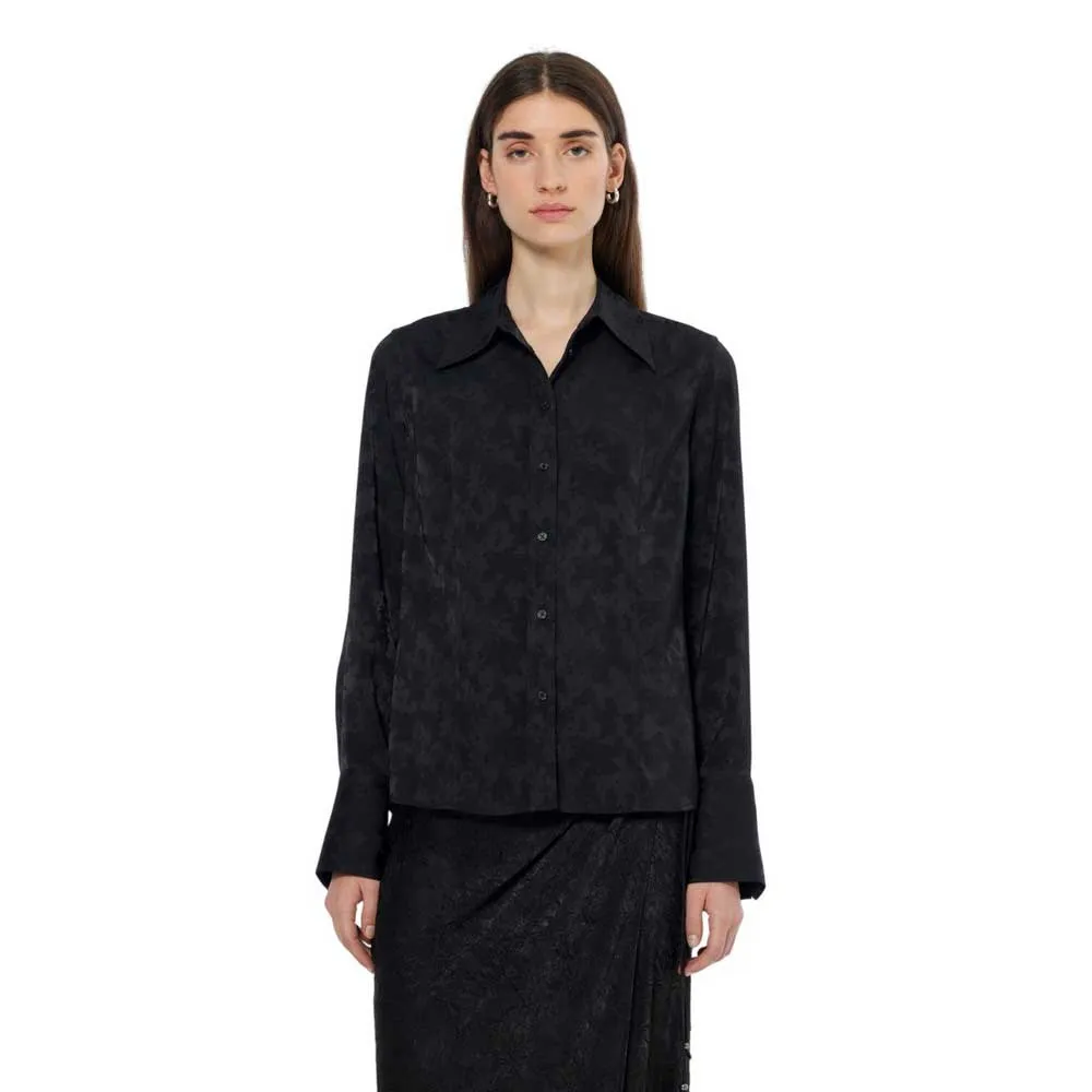 

Рубашка с длинным рукавом Scotch & Soda 179596 Satin, черный