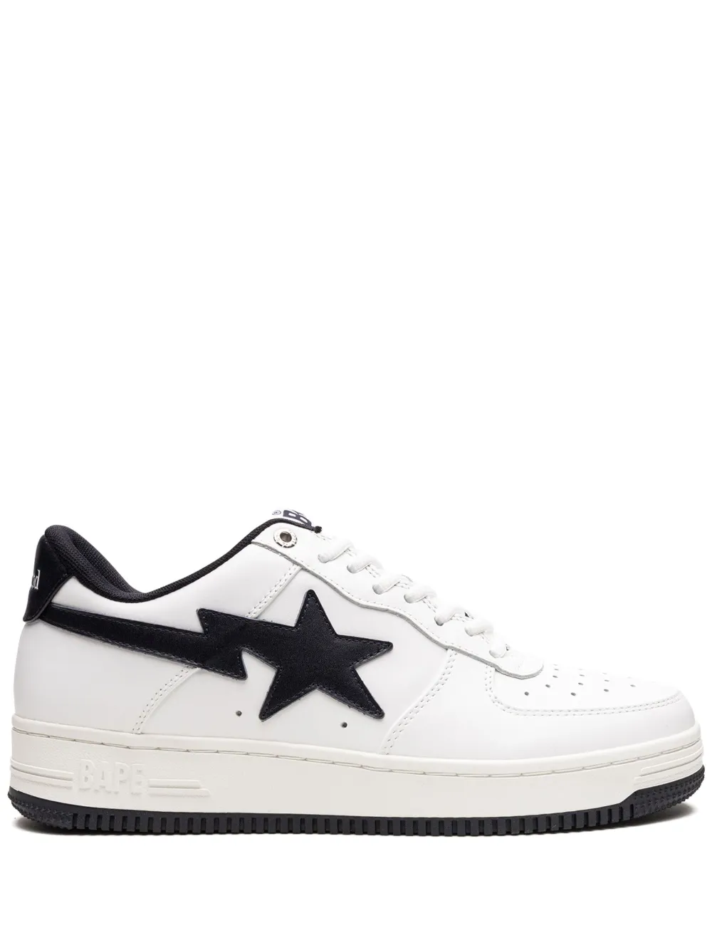

Кроссовки Jjjjound x Bapesta 'white navy' A BATHING APE, белый