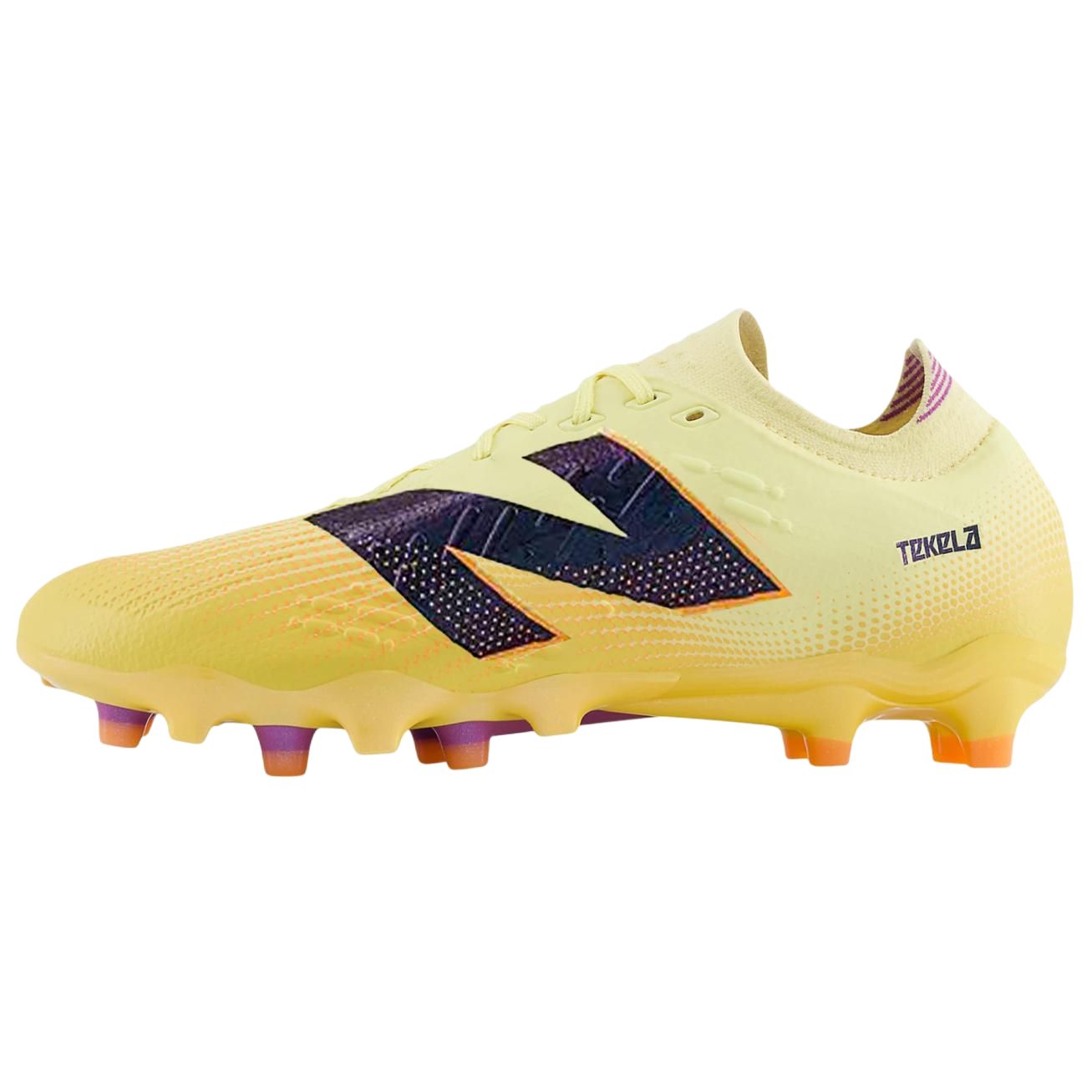 New Balance Бутсы для футбола TEKELA PRO LOW LACED V4+ FG для твердого грунта унисекс, желтые