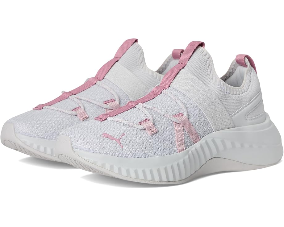 Кроссовки PUMA Softride Sera Slip-on Cross Training Shoes, цвет Feather Gray/Poised Pink/Mauve Mist
