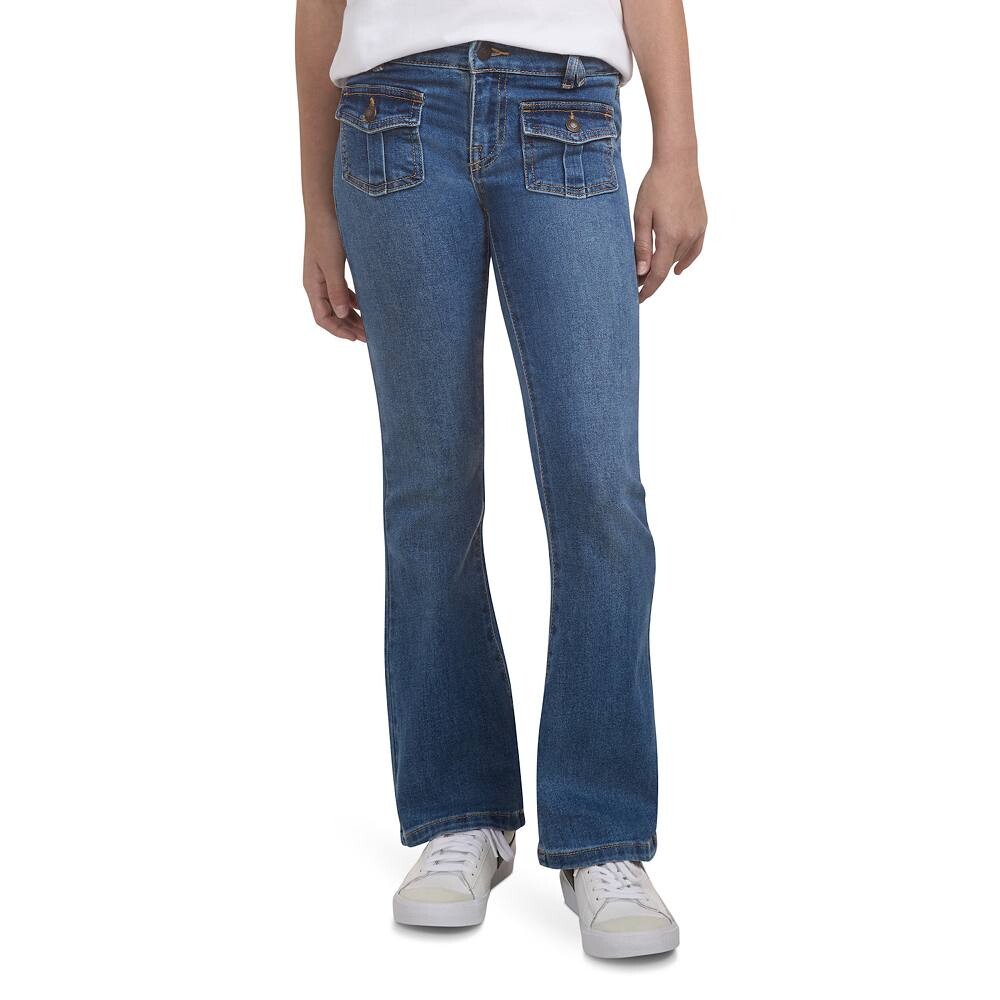 

Джинсы-клеш Levi's из денима для девочек 7–16 лет, цвет Off The Map