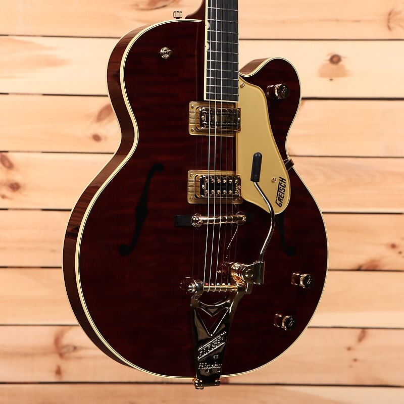 

Электрогитара Gretsch G6122T-59 Vintage Select '59 Chet Atkins Country Gentleman - Walnut Stain - JT23072601 - PLEK'd