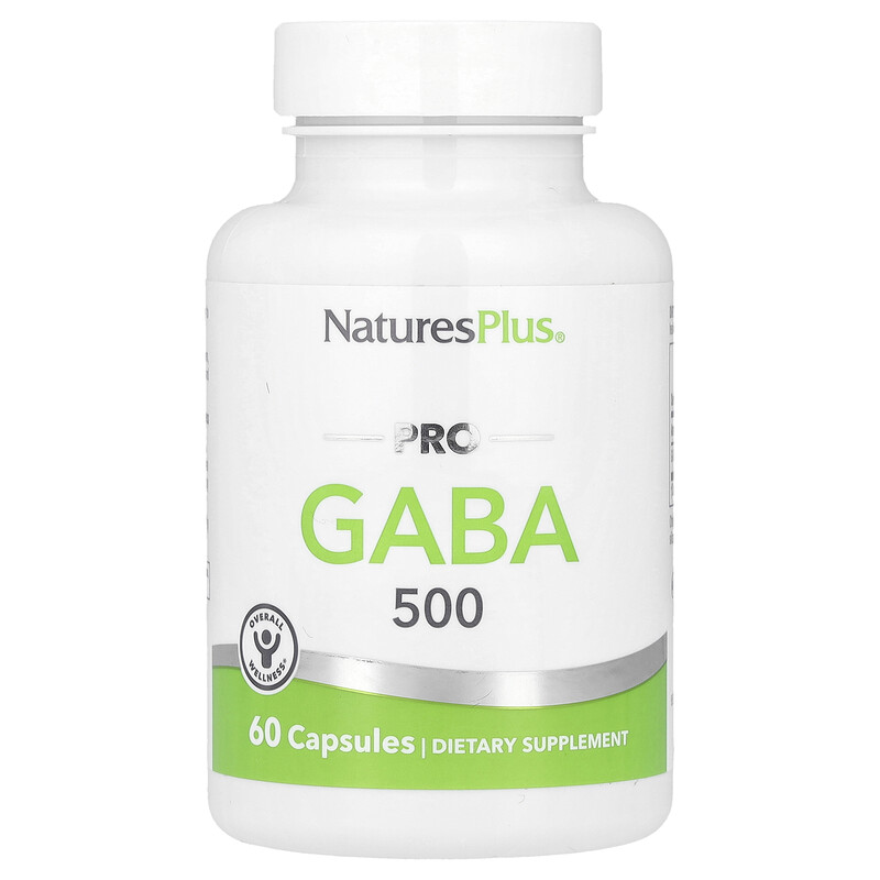 

NaturesPlus, PRO GABA, 500 мг, 60 капсул
