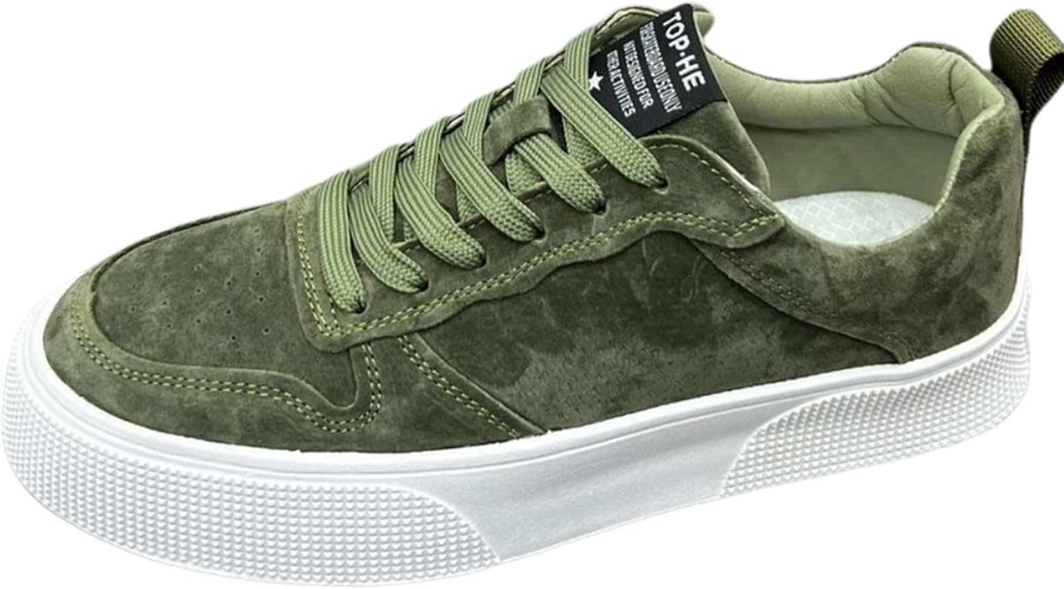 

Мужские повседневные кроссовки, легкие плоские туфли для мужчин, удобные беговые и ходовые туфли с мягкой подошвой Generic, зеленый