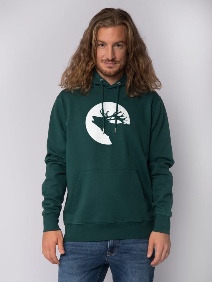 

Толстовка wat Apparel Sweatshirt Röhrender Hirsch, цвет Glazed Green