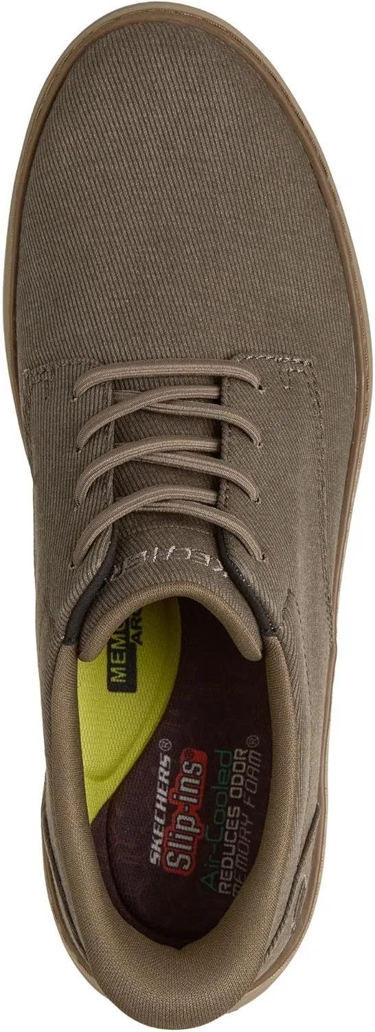 Мужские кроссовки Skechers Hyland, Dark Taupe Canvas — фото 3