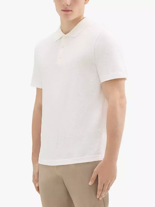 

Поло Theory Bron Cosmos Slub Cotton, белый