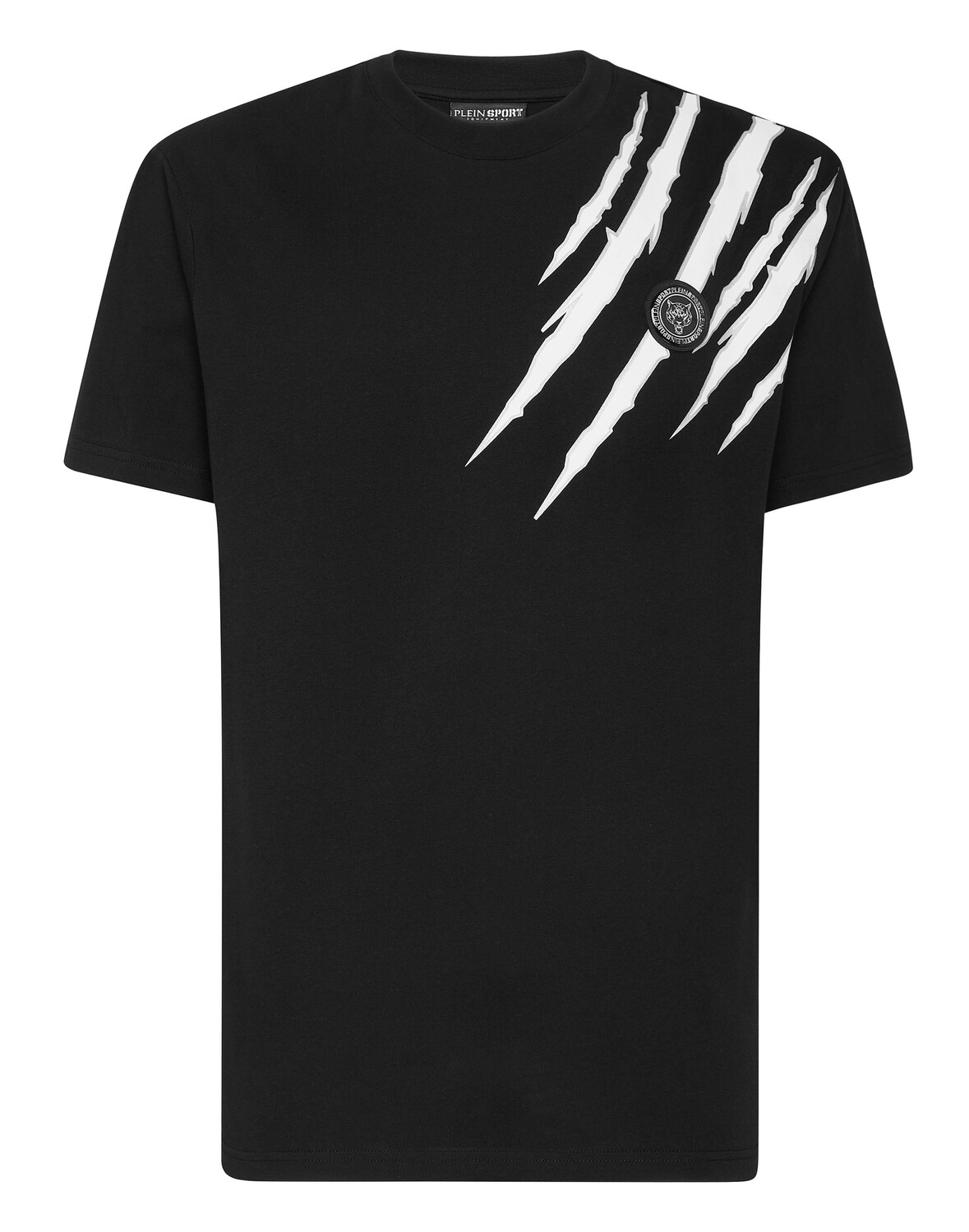

Футболка с круглым вырезом SS Scratch Plein Sport, цвет Black/Mint Green