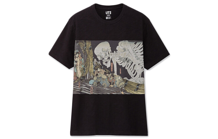 

UNIQLO Футболка унисекс, цвет Black