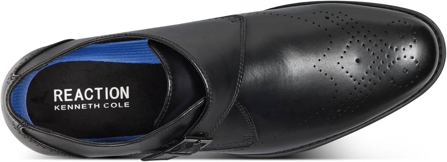 Мужские туфли Kenneth Cole Cheer Single Monk Strap, черный — фото 4