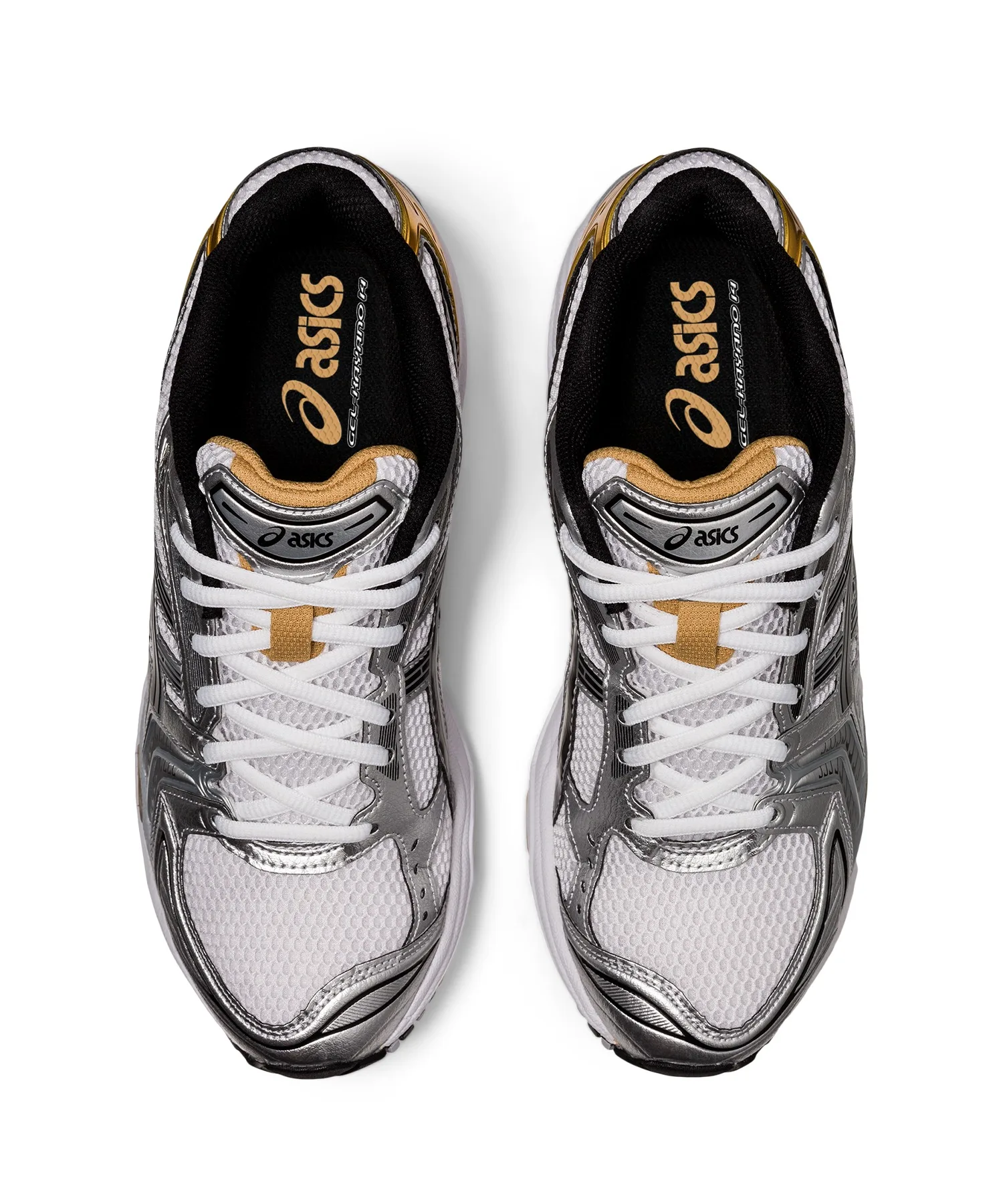 Унисекс кроссовки для бега GEL-KAYANO 14 ASICS с GEL-технологией белые — фото 4