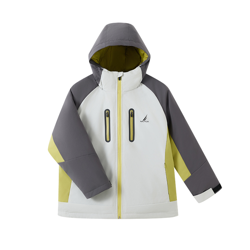 

Детская пуховая куртка Three Proofings Nautica, светлый серый