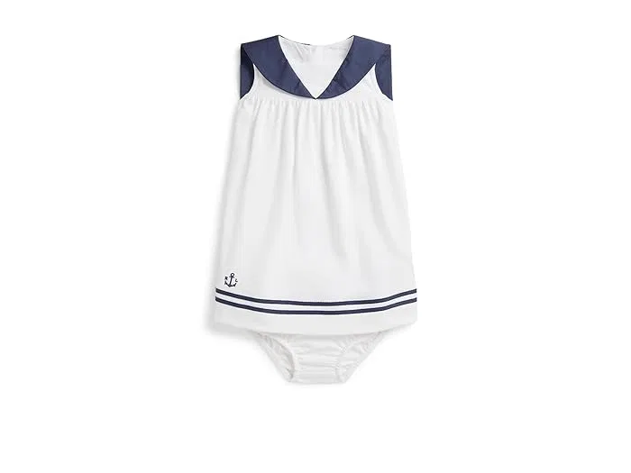 Платье с матросским воротником Cotton Interlock Sailor Polo Ralph Lauren Kids, T Bird Yellow