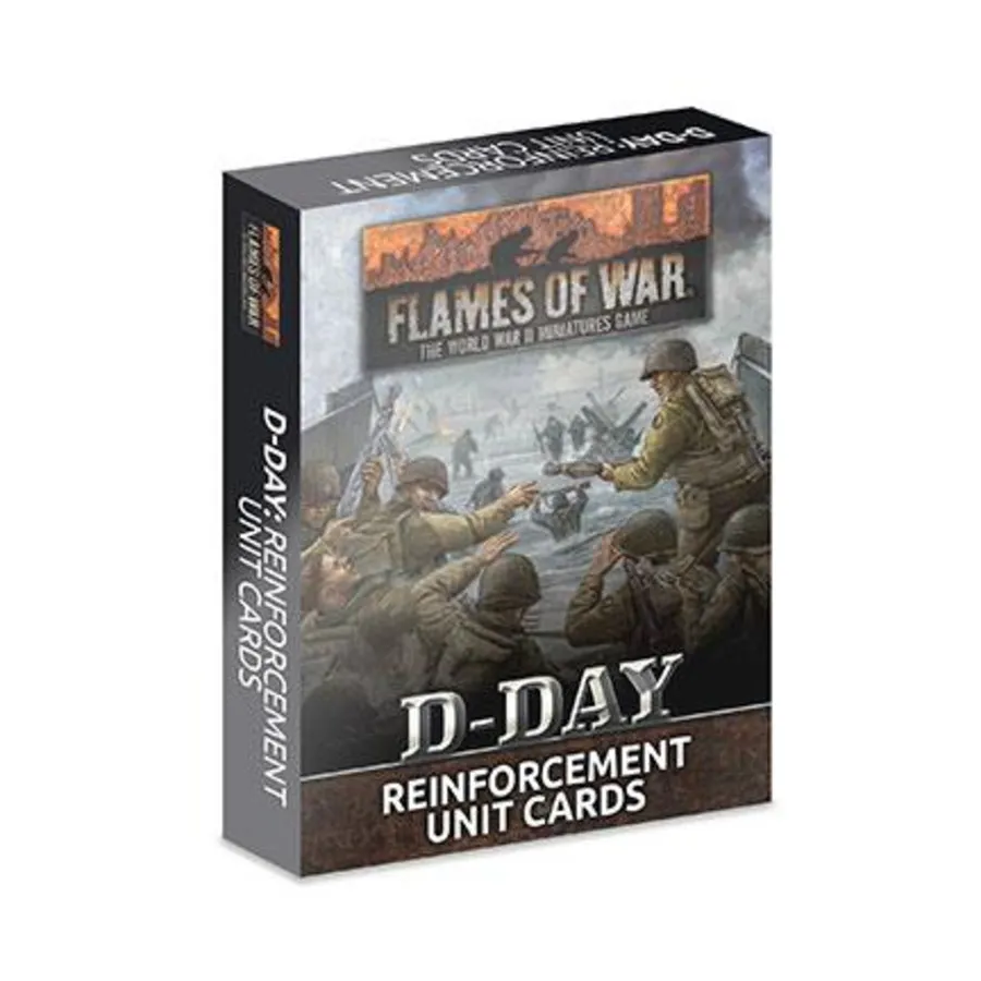 

День «Д» — карты отрядов подкрепления, Flames of War - WWII - Core Rules & Assorted (4th Edition)